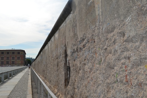 O Muro de Berlim.
